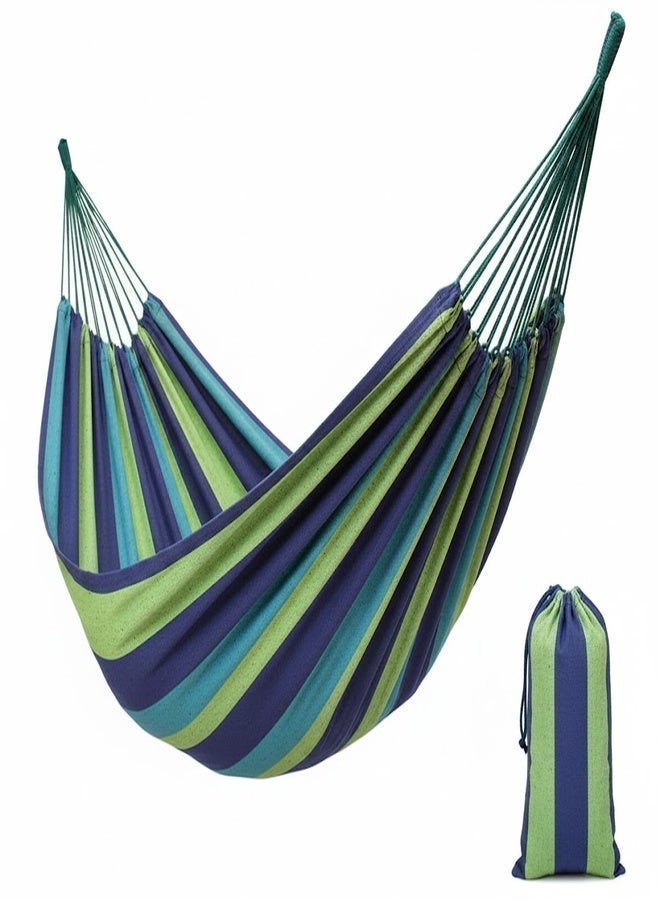 Harmony Home Double Beach Hammock – Adjustable Height, Space-Saving Design with Carrying Case, 200KG Capacity – Outdoor Camping, Garden, Patio, Yard Rope Swing Seat Chair - Image 1